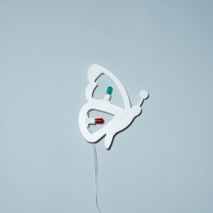 Luminaria Farfalla in volo