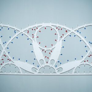 Luminaria rosone mezzo fiore